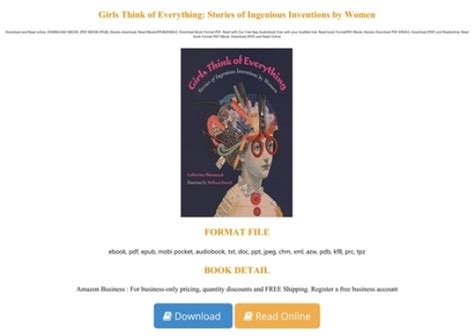 Girls Think of Everything: Stories of Ingenious Inventions by Women