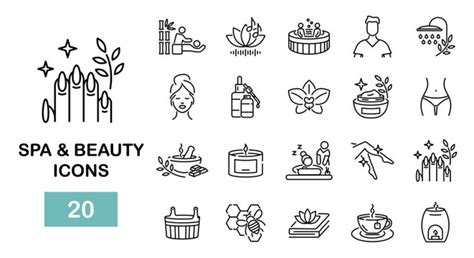 Beauty Line Icons Images Browse 954044 Stock Photos Vectors And