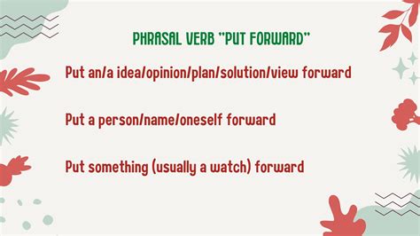 Put forward là gì Cấu trúc và cách sử dụng chi tiết nhất