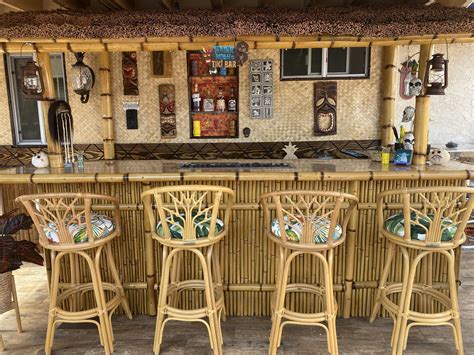 Tiki Bar Update Added Chairs R Tiki