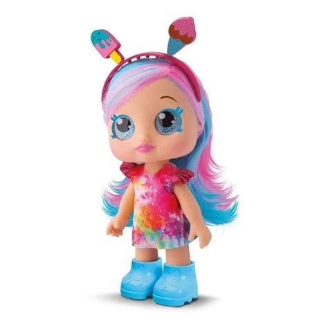 Boneca Cabelo Azul - Boneca Cabelo Azul Marrom Rosa ou Verde Diver Surprise com Acessórios ...