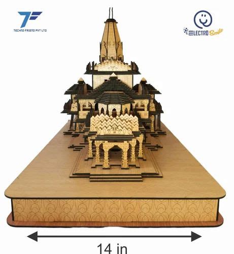 Ram Mandir 3d Model MDF, Architectural Models - Techno Friend Private ...