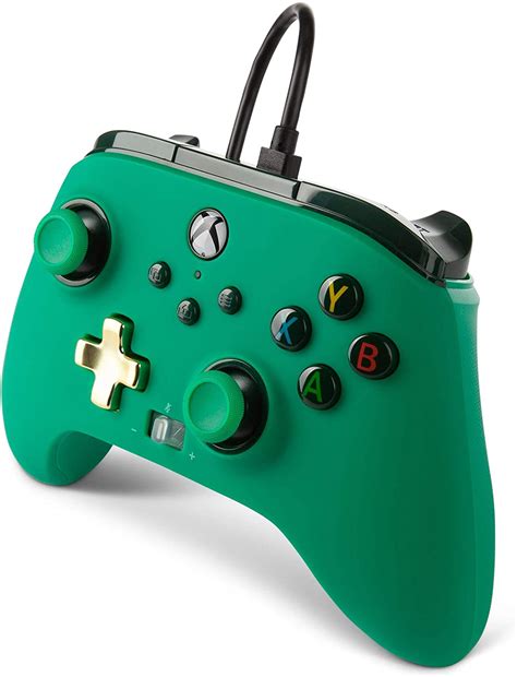 Power A Enhanced Wired Controller Emerald Xbox Series X S