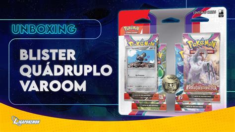 Unboxing Pokemon Tcg Blister Qu Druplo Evolu Es Em Paldea Varoom