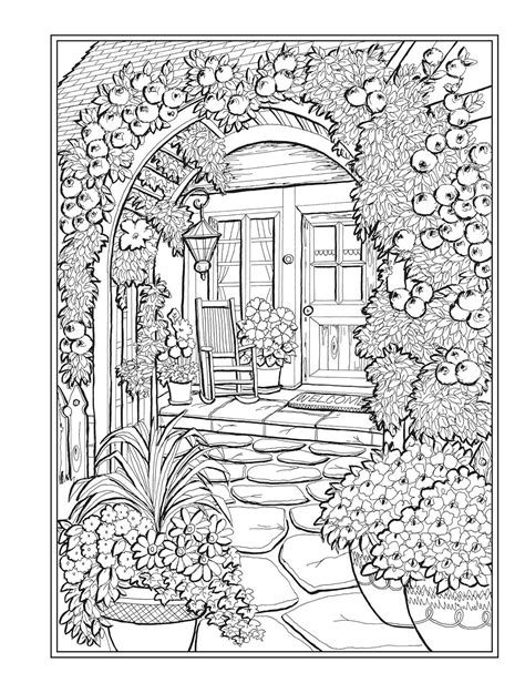 Pin By Carrie Caspers On Coloring In Gardens Coloring Book