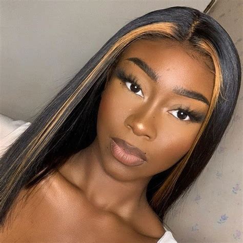 Kriyya Honey Blonde Highlight Wig 13x4 Straight Lace Front Human Hair