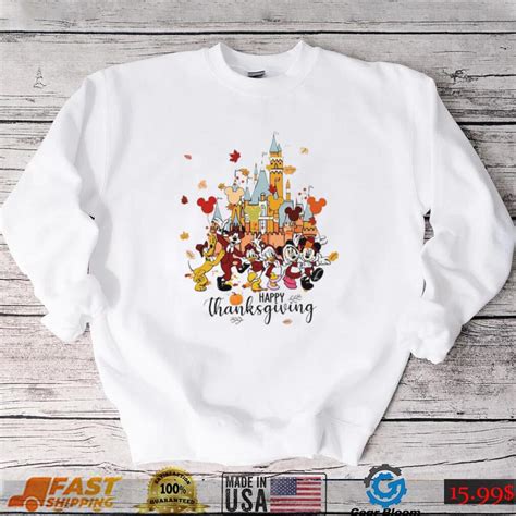 Disney Thanksgiving Shirts Comfort Disney Characters Disney Fall Vibes