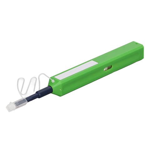 Lc Fiber Optic Cleaning Pen 1 Click Optical Fiber End Cleaner Non Static Resin 125mm Green