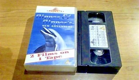 Flipper Flipper S New Adventure Double Bill Mgm Uk Pal Vhs Video