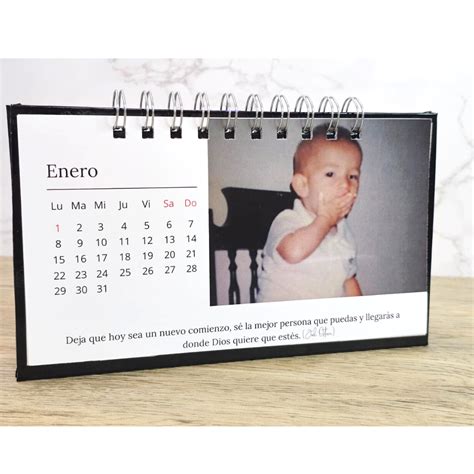 Calendario Personalizado Para Escritorio Regalos Mia