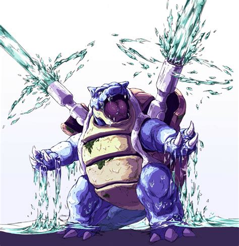 Poke A Mon Pokemon Blastoise Pokemon Art Blastoise