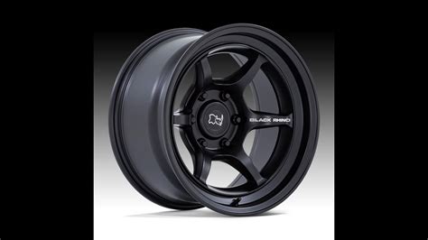 Black Rhino Shogun FFT Matte Black Custom Truck Wheel YouTube