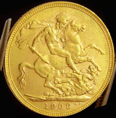 P1906 Full Gold Sovereign EDWARD VII CO2326