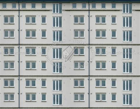 Texture Residential Building Horizontal Seamless