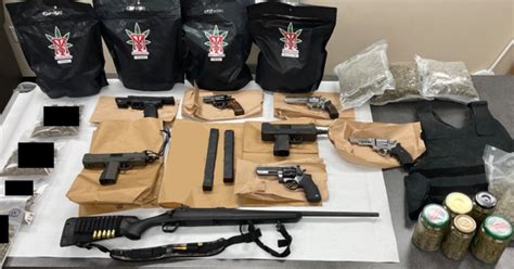 Sheriff Illegal Firearms Large Quantity Of Drugs Seized From