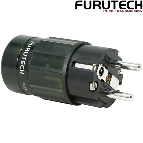 Fi E R Furutech Fi E Pure Copper Rhodium Plated Schuko Connector