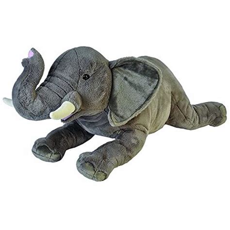 Wild Republic Cuddlekins Jumbo Elephant 30 Inches T For Kids