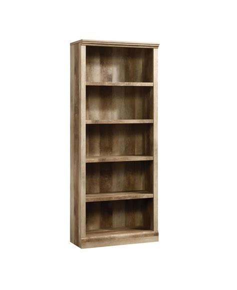 Sauder East Canyon 5 Shelf Bookcase In Craftsman Oak Wxf 02