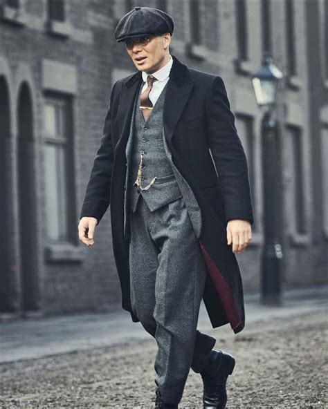 Cillian Murphy Peaky Blinders Thomas Shelby Black Trench Coat