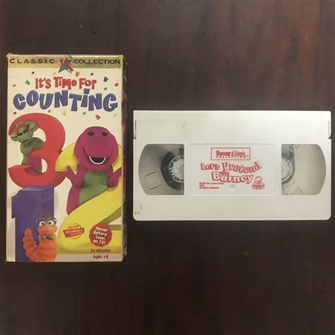 Barney Its Time For Counting Classic Collection Vhs Video Tape Sing Along Songs Sexiezpix Web Porn