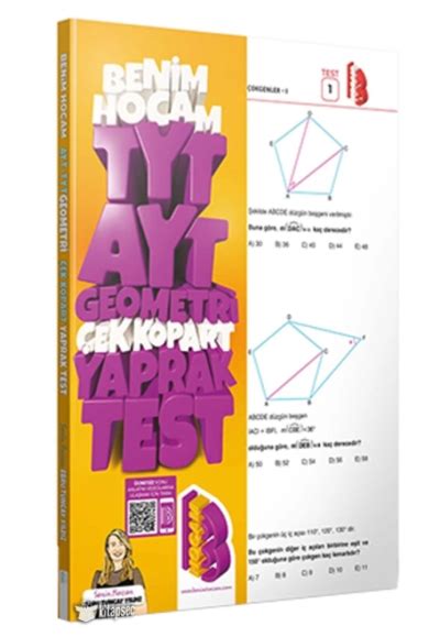 Tyt Ayt Geometr Ek Kopar Yaprak Test Ben M Hocam Yayinlari Zeta