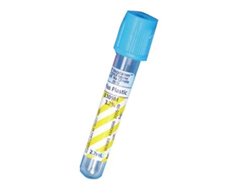 Bd Vacutainer Plus Plastic Citrate Tube Save At Tiger Medical Inc