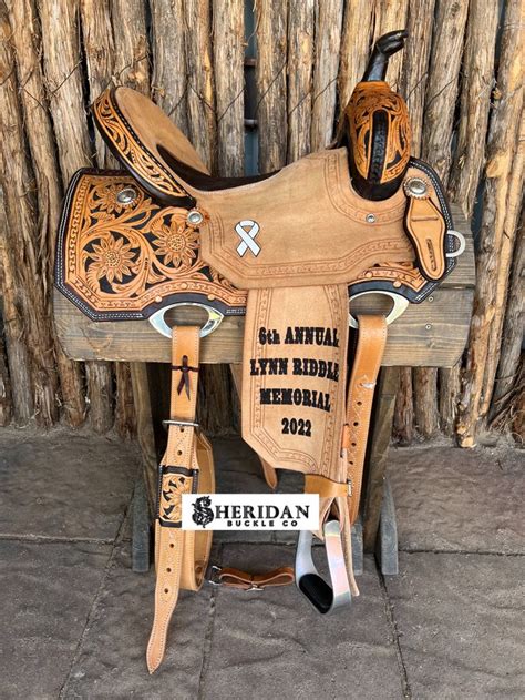 Custom Barrel Saddle With Trophy Lettering Barrel Saddle Handmade