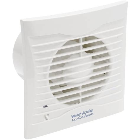 Vent Axia 100mm Lo Carbon Silhouette Extractor Fan Humidistat