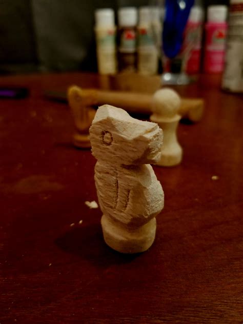 Carved this chess piece from basswood. Help me improve (details in ...