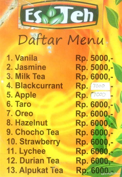 Selalu Diperbarui Menu Teh Cap Poci Simokerto Surabaya