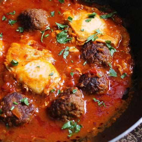 Delicious Moroccan Meatballs In Flavorful Tomato Sauce