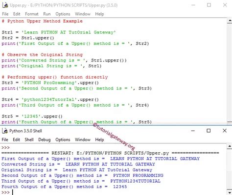 Python Upper Function