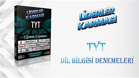 L Derler Karmasi Tyt D L B Lg S Ita Yayinlari Denemeler Youtube