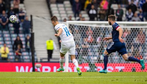 Patrik Schick scores incredible goal from 50 yards out as Scotland are beaten by Czech Republic ...