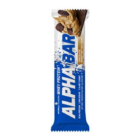 Alpha Chocolate Peanut Butter Cream Bar 12x 65g The Olive Grove