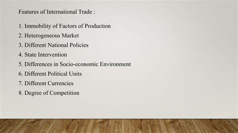 Diff Bw International Trade And Interregional Trade Autosaved Pptx