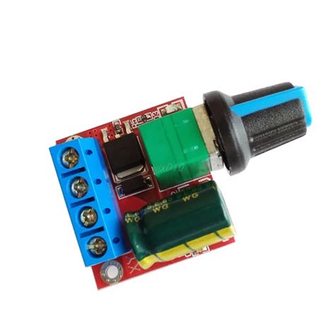 Mini DC Motor PWM Speed Controller 4 5V 35V Speed Control Switch LED