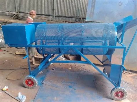 3 HP Ms Rotary Sand Screening Machine For Construction Capacity 10