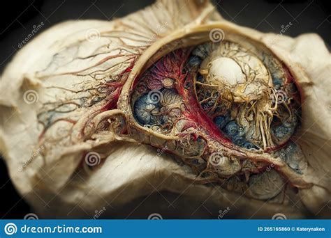 Teratoma Or Dermoid Cyst Illustration 265165860