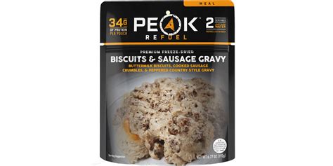 Peak Refuel Biscuits And Sausage Gravy