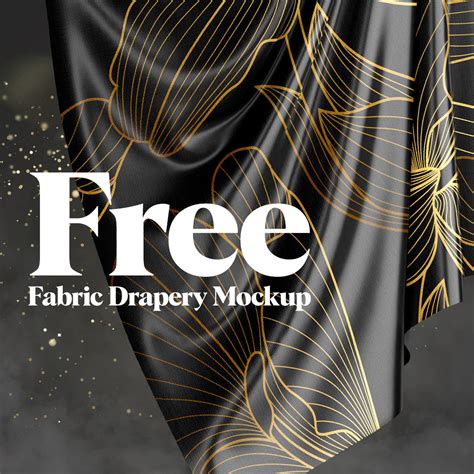 fabric drapery mockup  psd mockup   adobe