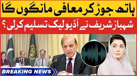 Shehbaz Sharif Admits Audio Leak Pmln In Trouble Breaking News