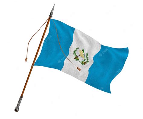 Fondo De La Bandera Nacional De Guatemala Con La Bandera De Guatemala