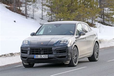 2023 Porsche Cayenne Coupe Facelift Takes One Step Ahead In Winter ...