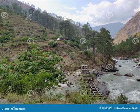 Manikaran Hot Springs In Parvati River Stock Image | CartoonDealer.com ...