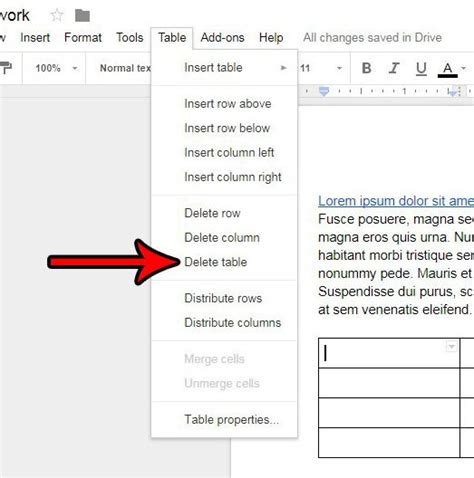 How To Delete A Table In Google Docs A Quick Step Guide Solve