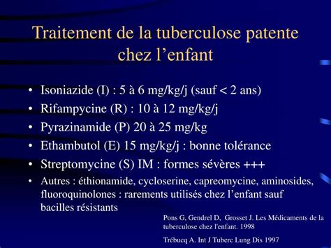 PPT Prise en charge de la tuberculose Particularités de lEnfant