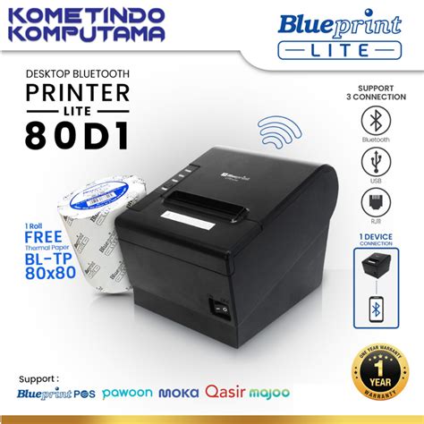 Jual Bp Lite D Desktop Printer Thermal Pos Blueprint Usb Bluetooth