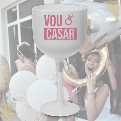Kit Vim Causar Taças Gin Degrade Chá Lingerie das Madrinhas