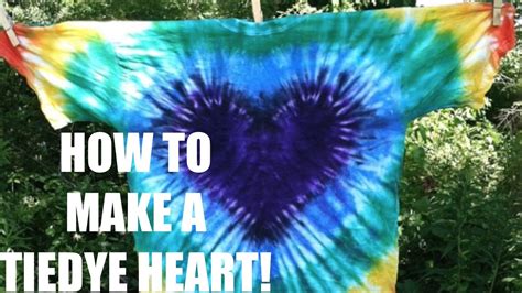 Tie Dye Heart Tutorial